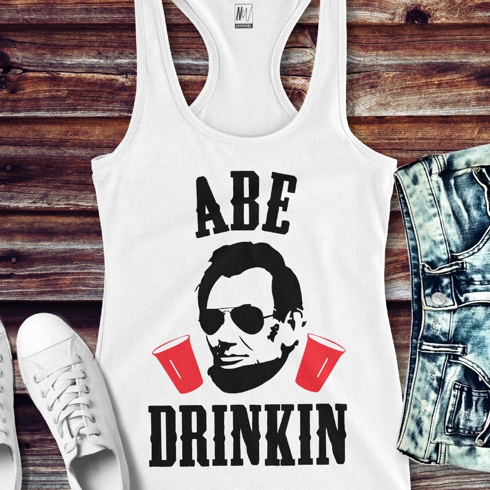 ⚡️3/$15⚡️ Abe Drinkin Tank top
